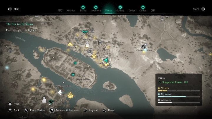 Tę skrzynie znajdziecie w La Greve, w północnej części Paryża - AC Valhalla Oblężenie Paryża: Wyposażenie, Paryż - sekrety, lokacje - Assassins Creed Valhalla - poradnik do gry