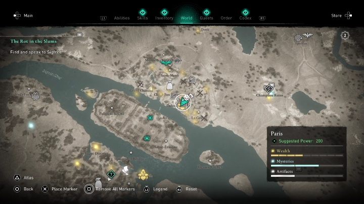 Tę skrzynie znajdziecie w północnej części Paryża - AC Valhalla Oblężenie Paryża: Wyposażenie, Paryż - sekrety, lokacje - Assassins Creed Valhalla - poradnik do gry