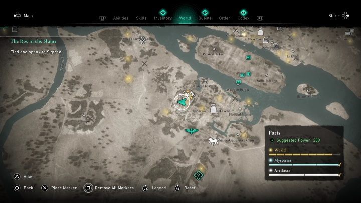 Tę skrzynie znajdziecie w lokacji południowej części Paryża - AC Valhalla Oblężenie Paryża: Wyposażenie, Paryż - sekrety, lokacje - Assassins Creed Valhalla - poradnik do gry