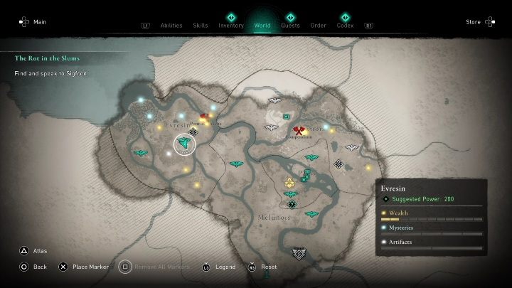 1 - AC Valhalla Oblężenie Paryża: Karta niesiona wiatrem, Evresin - sekrety, lokacje - Assassins Creed Valhalla - poradnik do gry