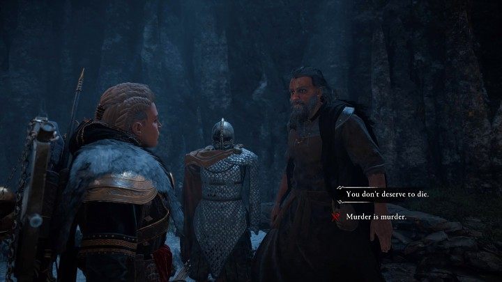 Wejdź do jaskini, a natkniesz się tam na zaklinacza zwierząt, który twierdzi, że słucha zwierząt, a one słuchają jego - Assassins Creed Valhalla: Osaczony diabeł/Devils Hole - solucja, opis przejścia - Assassins Creed Valhalla - poradnik do gry