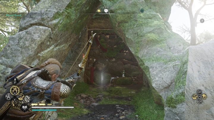Aby dostać się do maski musicie zniszczyć zagruzowane przejście - AC Valhalla Gniew Druidów: Artefakt Ui Neilla - Dublin, sekrety, lokacje - Assassins Creed Valhalla - poradnik do gry