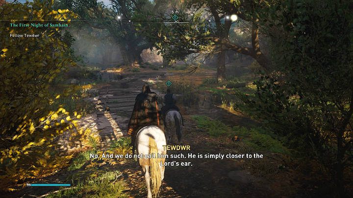 Wsiądź na konia i jedź z Tewdwrem - Assassins Creed Valhalla: Pierwsza noc Samhain - solucja, opis przejścia - Assassins Creed Valhalla - poradnik do gry