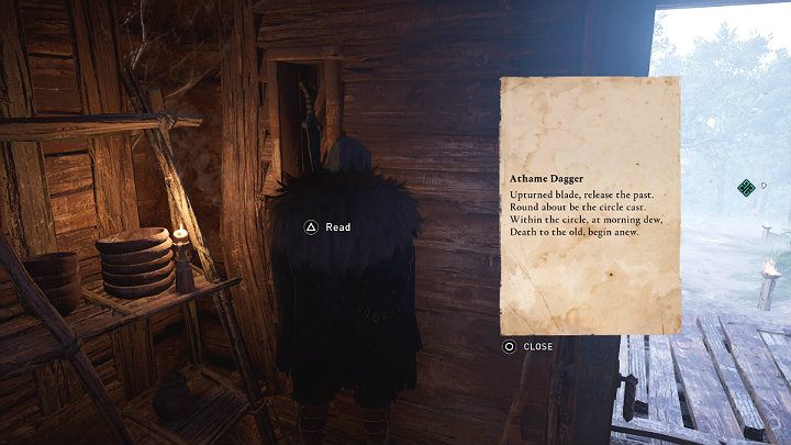 Trzecią wskazówkę znajdziesz wewnątrz chaty - Assassins Creed Valhalla: Zagadki i wskazówki/Clues and Riddles - solucja - Assassins Creed Valhalla - poradnik do gry