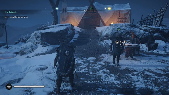 Gdy wyjdziesz na brzeg wsiądź na konia i jedź na spotkanie z Vilim i jego ojcem - Assassins Creed Valhalla: Starzy przyjaciele/Old Friends - solucja - Assassins Creed Valhalla - poradnik do gry