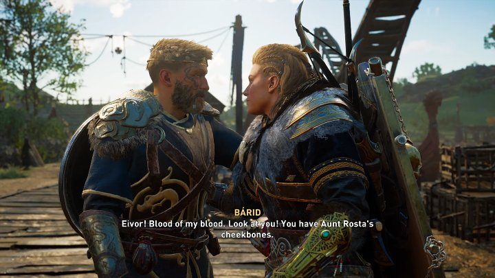 Barid przywita Was w porcie, a po krótkiej rozmowie zaprosi Was do swojego zamku - Assassins Creed Valhalla Gniew Druidów: Więzy krwi/Blood Bond - solucja - Assassins Creed Valhalla - poradnik do gry
