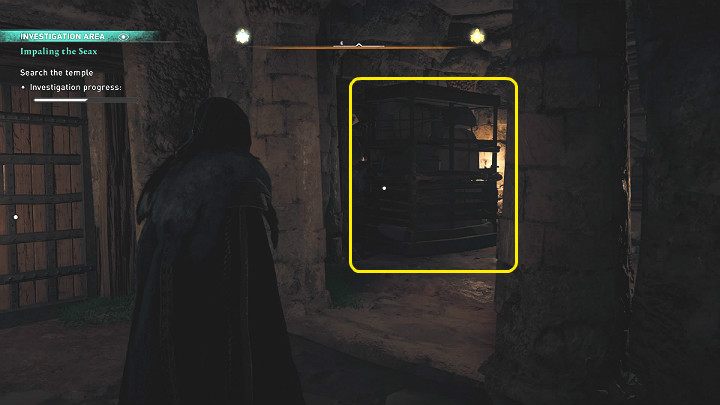 Drugą wskazówkę znajdziesz w zamkniętym pomieszczeniu - Assassins Creed Valhalla: Dobijanie Saksa/Impaling the Seax - solucja - Assassins Creed Valhalla - poradnik do gry