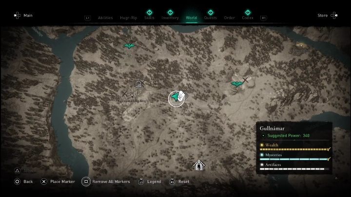 Lokalizacja: północna część regionu, zaraz przy punkcie synchronizacji - AC Valhalla Świt Ragnaroku: Schemat ozdobny (Gullnamar) - lista wszystkich - Assassins Creed Valhalla - poradnik do gry