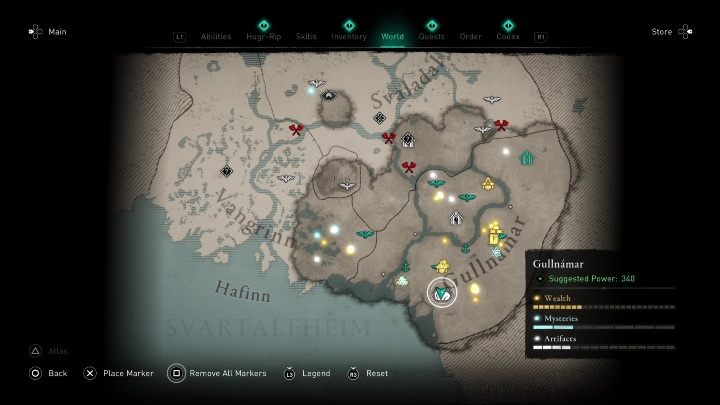 1 - AC Valhalla Świt Ragnaroku: Nieoszlifowany kamień (Gullnamar) - lista wszystkich - Assassins Creed Valhalla - poradnik do gry