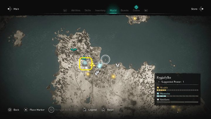 W miejscu zaznaczonym na powyższym screenie spotkasz Sulke - Assassins Creed Valhalla: Złotousty zdrajca - solucja, opis przejścia - Assassins Creed Valhalla - poradnik do gry