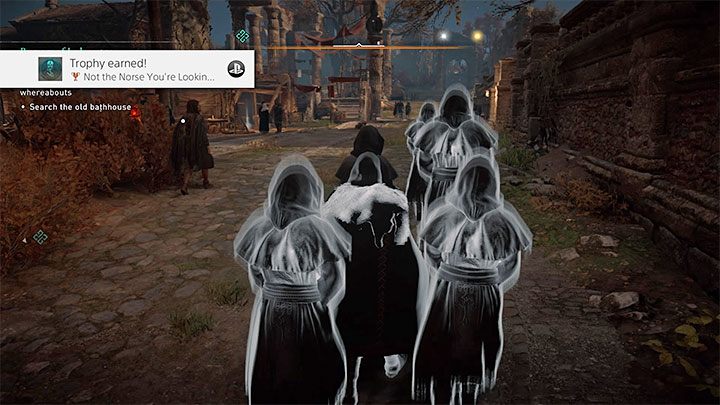 Kaptur pozwala na utrudnianie wykrycia przez przeciwników i na wtapianie się w otoczenie - Assassins Creed Valhalla: Nie tego wikinga szukacie - jak zdobyć trofeum? - Assassins Creed Valhalla - poradnik do gry