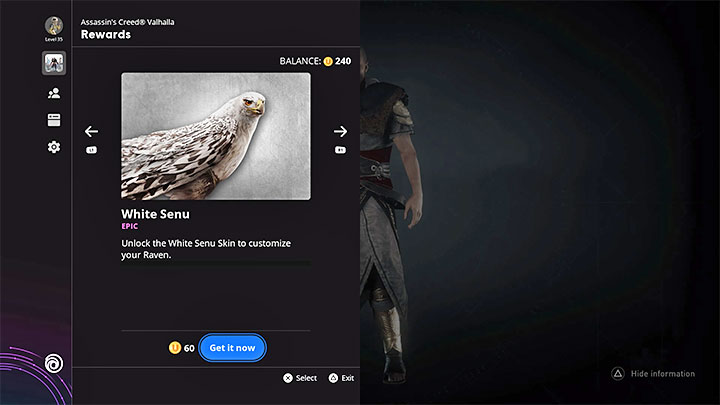 W ramach programu lojalnościowego usługi Ubisoft Connect możesz też odblokować orlicę Senu, która należała do Bayeka w grze Assassins Creed Origins - Assassins Creed Valhalla: Czy można mieć własnego zwierzaka (pet)? - Assassins Creed Valhalla - poradnik do gry