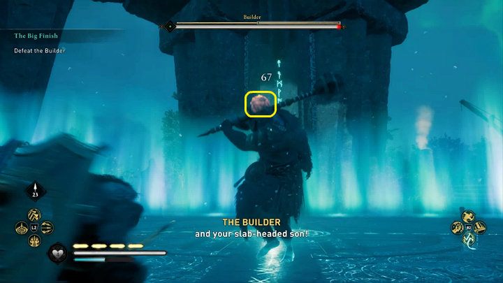 Konstruktor to olbrzymich rozmiarów przeciwnik, który walczy przy pomocy potężnego dwuręcznego młota - Assassins Creed Valhalla: Konstruktor/Builder - boss, jak pokonać? - Assassins Creed Valhalla - poradnik do gry
