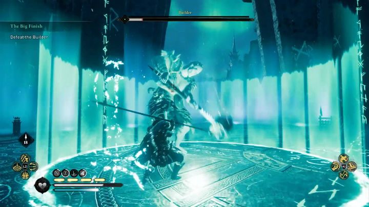Gdy zdrowie przeciwnika spadnie poniżej 50%, Konstruktor skorzysta z nadnaturalnej mocy, która doda mu znacznie więcej sił - Assassins Creed Valhalla: Konstruktor/Builder - boss, jak pokonać? - Assassins Creed Valhalla - poradnik do gry