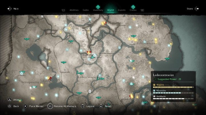 Ołtarz ofiarny znajdziesz w północnej części mapy, na samej granicy z innym rejonem - Assassins Creed Valhalla: Ołtarz ofiarny - Ledecestrescire, sekrety, lokacje - Assassins Creed Valhalla - poradnik do gry