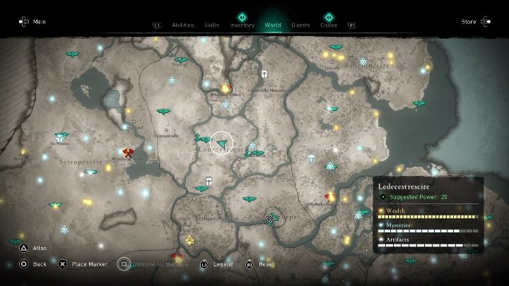 Lokacja: Kartkę znajdziesz dokładnie w centrum regionu, w bazie przeciwników - Assassins Creed Valhalla: Karta niesiona wiatrem - Ledecestrescire, sekrety - Assassins Creed Valhalla - poradnik do gry