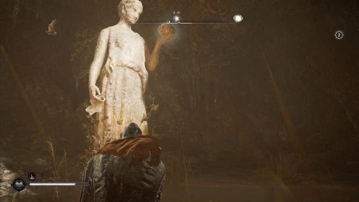 Maska znajduje się na dłoni posągu - Assassins Creed Valhalla: Rzymski artefakt - Ledecestrescire, sekrety, lokacje - Assassins Creed Valhalla - poradnik do gry