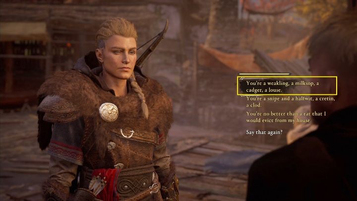 Runda druga, a tym razem przy się odpowiedz numer 1 - Assassins Creed Valhalla: Pyskówka - Ledecestrescire, sekrety, lokacje - Assassins Creed Valhalla - poradnik do gry