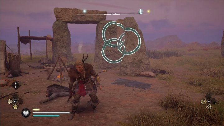 W tej części mapy trafisz na jedne głazy - Assassins Creed Valhalla: Ledecestrescire - mapa - Assassins Creed Valhalla - poradnik do gry