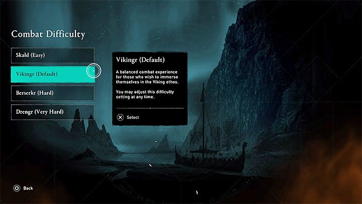 Assassins Creed Valhalla pozwala oddzielnie ustawić poziom trudności dla staczania bezpośrednich walk - Assassins Creed Valhalla: Walka - bronie, rajdy - Assassins Creed Valhalla - poradnik do gry
