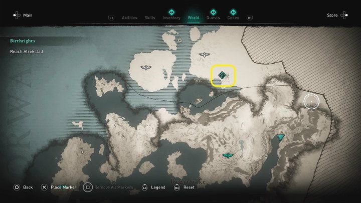 Do Alrekstad możesz dotrzeć lądem lub zdecydować się na podróż Drakkarem - Assassins Creed Valhalla: Prawo urodzenia/Birthrights - solucja, opis przejścia - Assassins Creed Valhalla - poradnik do gry