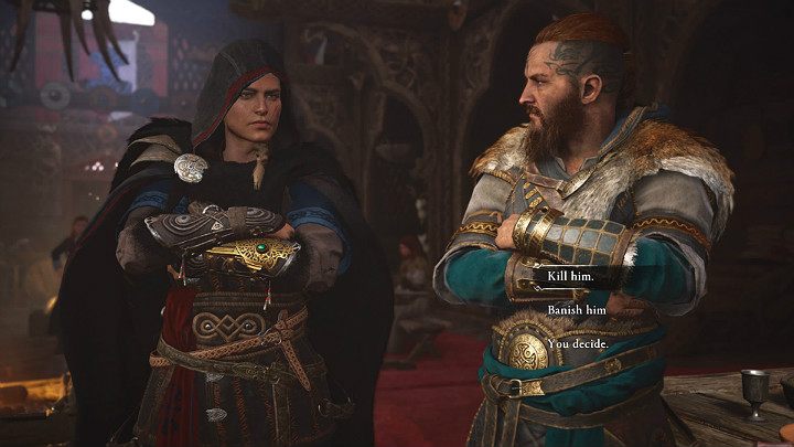 W trakcie przemówienia króla Haralda do dyskusji włączy się Grom - Assassins Creed Valhalla: Prawo urodzenia/Birthrights - solucja, opis przejścia - Assassins Creed Valhalla - poradnik do gry
