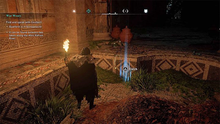 Świetliki znajdziesz wewnątrz ruin i są to latające żółte kropki - Assassins Creed Valhalla: Od razu jaśniej - jak zdobyć trofeum? - Assassins Creed Valhalla - poradnik do gry