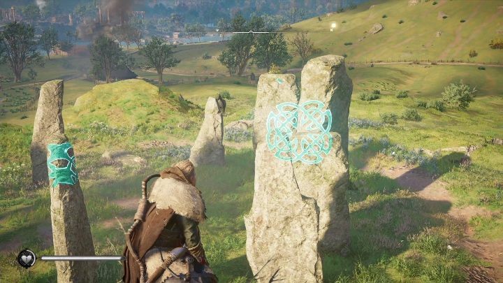 Skieruj wzrok tak, aby połączyć cztery kamienie w jedność - Assassins Creed Valhalla: Głazy - Grantebridgescire, sekrety, lokacje - Assassins Creed Valhalla - poradnik do gry