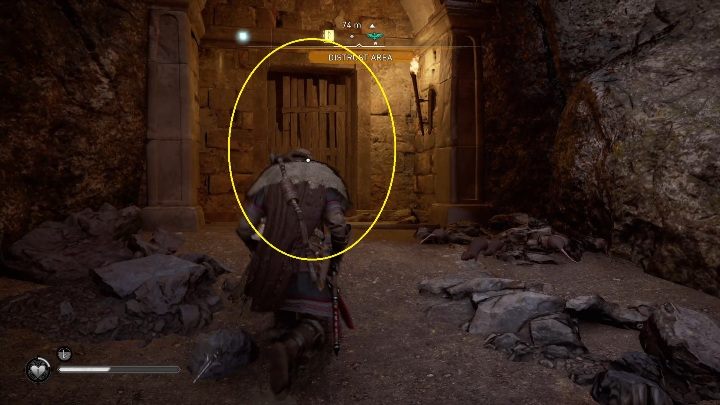 Musisz przebić się przez dwie pary drewnianych drzwi, aby trafić do sekretnego pomieszczenia - Assassins Creed Valhalla: Zdolności - Grantebridgescire, sekrety, lokacje - Assassins Creed Valhalla - poradnik do gry