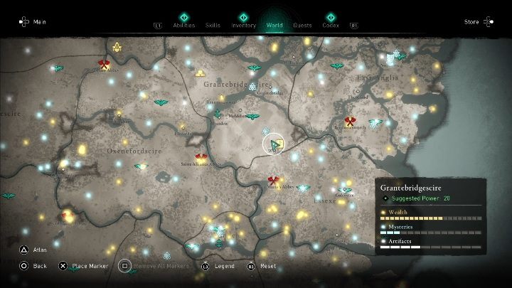 Pułapkę z zapalającym pyłem znajdziesz zaraz obok Walden - Assassins Creed Valhalla: Zdolności - Grantebridgescire, sekrety, lokacje - Assassins Creed Valhalla - poradnik do gry