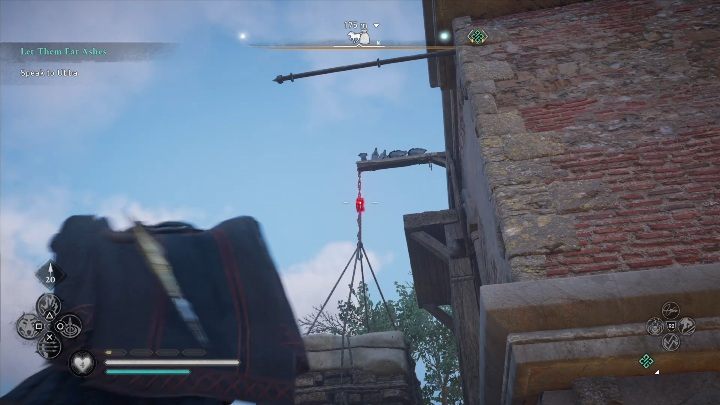 Aby się do niej dostać musisz wejść na rusztowanie, które postawili obok wysokiego budynku - Assassins Creed Valhalla: Wyposażenie - Suthsexe, sekrety, lokacje - Assassins Creed Valhalla - poradnik do gry