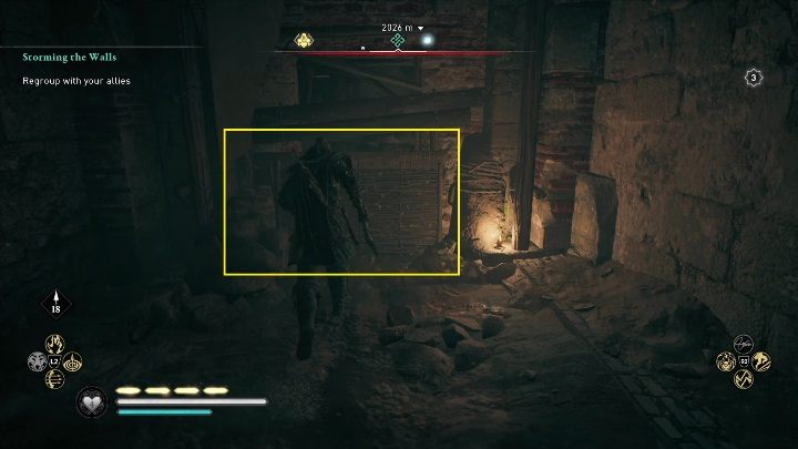 Aby się do niej dostać musisz zniszczyć wszelkie przeszkody stojące Ci na drodze - Assassins Creed Valhalla: Wyposażenie - Suthsexe, sekrety, lokacje - Assassins Creed Valhalla - poradnik do gry