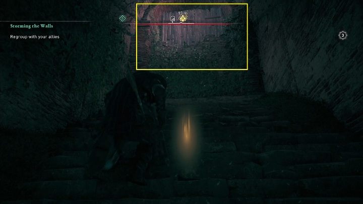 Następnie zajmij się głazami w ścianie, a ostatecznie deskami, które blokują wejście do lokacji ze skarbem - Assassins Creed Valhalla: Wyposażenie - Suthsexe, sekrety, lokacje - Assassins Creed Valhalla - poradnik do gry