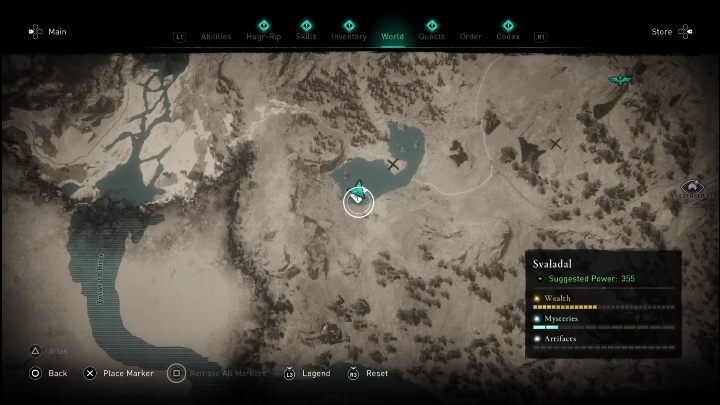 Lokalizacja: Skidbladnir Smida - AC Valhalla Świt Ragnaroku: Schemat ozdobny (Svaladal) - lista wszystkich - Assassins Creed Valhalla - poradnik do gry