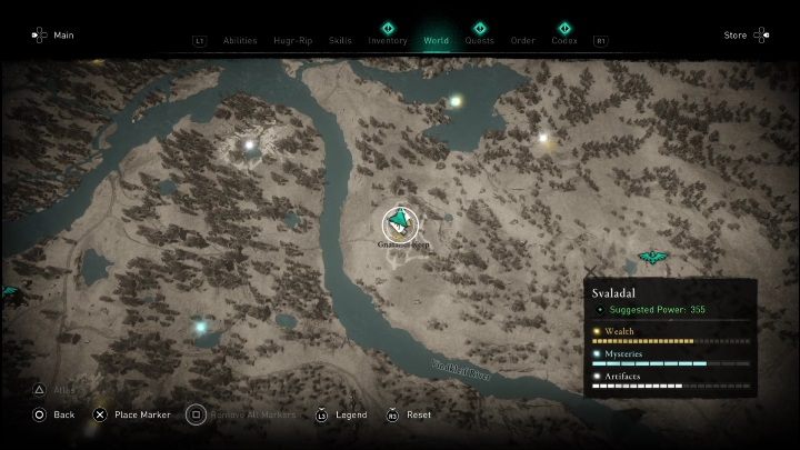 Lokalizacja: wschodnia część mapy, zaraz przy punkcie synchronizacji - AC Valhalla Świt Ragnaroku: Schemat ozdobny (Svaladal) - lista wszystkich - Assassins Creed Valhalla - poradnik do gry