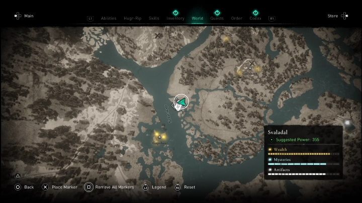 Lokalizacja: zaraz przy rzece Nadear-kapt - AC Valhalla Świt Ragnaroku: Schemat ozdobny (Svaladal) - lista wszystkich - Assassins Creed Valhalla - poradnik do gry