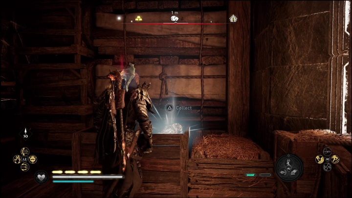 Na górze zniszczcie wazy i skrzynie blokujące przejście dalej, a następnie prześliźnijcie się na drugą stronę - AC Valhalla Świt Ragnaroku: Nieoszlifowany kamień (Svaladal) - lista wszystkich - Assassins Creed Valhalla - poradnik do gry