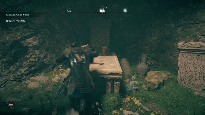 Nie jest ciężko ją znaleźć, leży na grobie, zaraz przy wejściu - Assassins Creed Valhalla: Mapa skarbów - Oxenefordscire, sekrety, lokacje - Assassins Creed Valhalla - poradnik do gry
