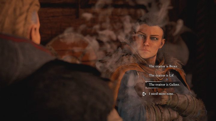 Zdrajcą jest Galinn - Assassins Creed Valhalla: Odór zdrady - ważny wybór - Assassins Creed Valhalla - poradnik do gry