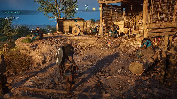 Plan Lifa wygląda następująco - wojownik chce zakraść się do Walden, by wyeliminować księdza, który sypie dziesięcinę do kufrów Wigmunda - Assassins Creed Valhalla: Bezbożny Ojciec/Unholy Father - solucja - Assassins Creed Valhalla - poradnik do gry