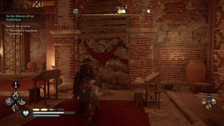 Wejdź do budynku, a następnie zniszcz strzały, które uniemożliwiają przejście dalej - Assassins Creed Valhalla: Zdolności - Lincolnscire, sekrety, lokacje - Assassins Creed Valhalla - poradnik do gry