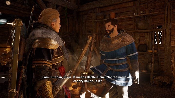 Jeśli chcesz, możesz wypytać saskich mieszkańców osady o Guthbana - Assassins Creed Valhalla: Tajemniczy nieznajomy/Man of Mystery - solucja - Assassins Creed Valhalla - poradnik do gry