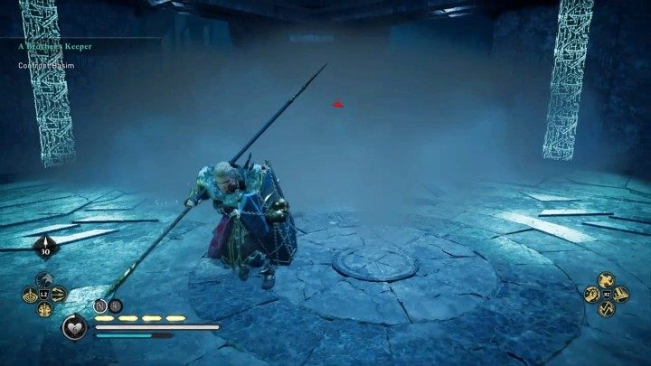 Przeciwnik będzie często korzystał z zasłon dymnych - Assassins Creed Valhalla: Stróż brata swego / A Brothers Keeper - solucja - Assassins Creed Valhalla - poradnik do gry