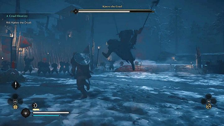 Niezwykle groźny jest także atak z wyskoku - Assassins Creed Valhalla: Kjotve Okrutny/Kjotve the Cruel - boss, jak pokonać? - Assassins Creed Valhalla - poradnik do gry