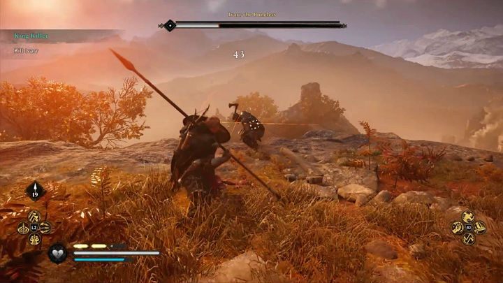 Podstawowe ataki Ivarra są sygnalizowane żółtym rozbłyskiem - Assassins Creed Valhalla: Ivarr Bez Kości/Ivarr the Boneless - boss, jak pokonać? - Assassins Creed Valhalla - poradnik do gry