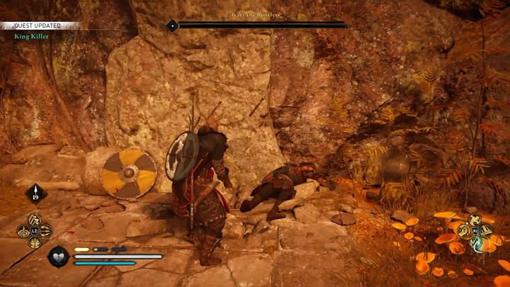 Nie daj się złapać, unikaj ciosów przeciwnika i wyprowadzaj szybkie kontry, a powinieneś sprawnie rozprawić się z Ivarrem - Assassins Creed Valhalla: Ivarr Bez Kości/Ivarr the Boneless - boss, jak pokonać? - Assassins Creed Valhalla - poradnik do gry