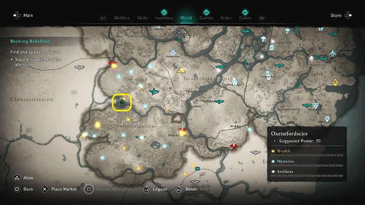 Sigurda znajdziesz w karczmie (alehouse) w Buckingham - Assassins Creed Valhalla: Podżeganie do buntu/Brewing Rebellion - solucja - Assassins Creed Valhalla - poradnik do gry