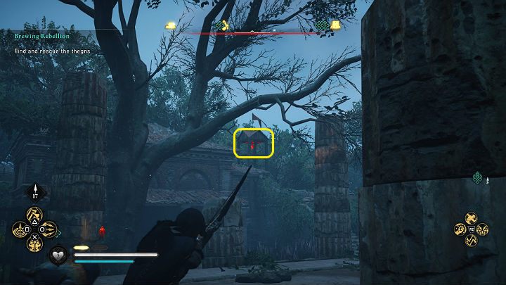Dobrym pomysłem jest także całkowite zniszczenie dzwonu, by w razie wpadki przeciwnik nie zwołał na plac posiłków - Assassins Creed Valhalla: Podżeganie do buntu/Brewing Rebellion - solucja - Assassins Creed Valhalla - poradnik do gry
