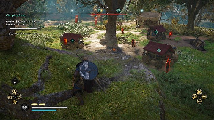 Pozbądź się wrogów i spal zapasy, by ukończyć tę misję - Assassins Creed Valhalla: Krok po kroku/Chipping Away - solucja, opis przejścia - Assassins Creed Valhalla - poradnik do gry