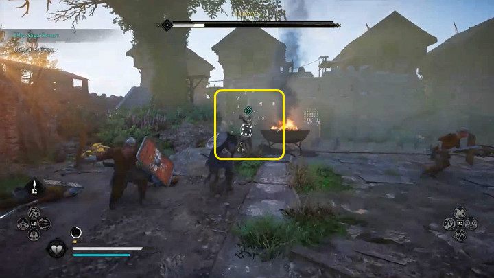 Eadwyna może także skorzystać z napoju, który zacznie regenerować jej zdrowie - Assassins Creed Valhalla: Kamień Sagi/The Saga Stone - solucja, opis przejścia - Assassins Creed Valhalla - poradnik do gry